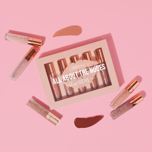 All About The Nudes Velvet Stay Lip Set