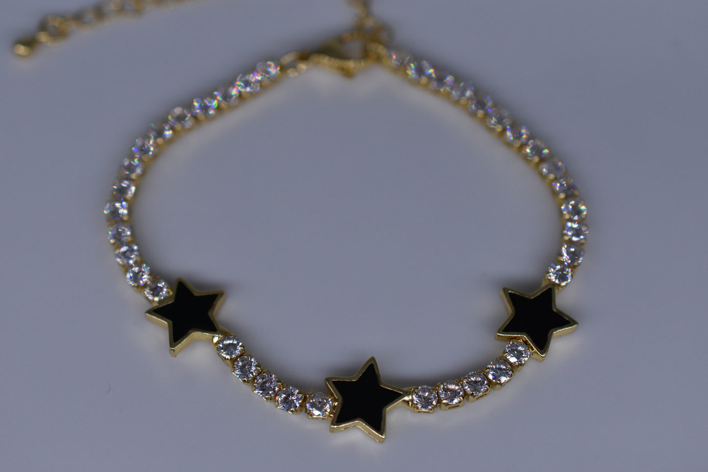 Stars Gold Bracelet With Diamonds