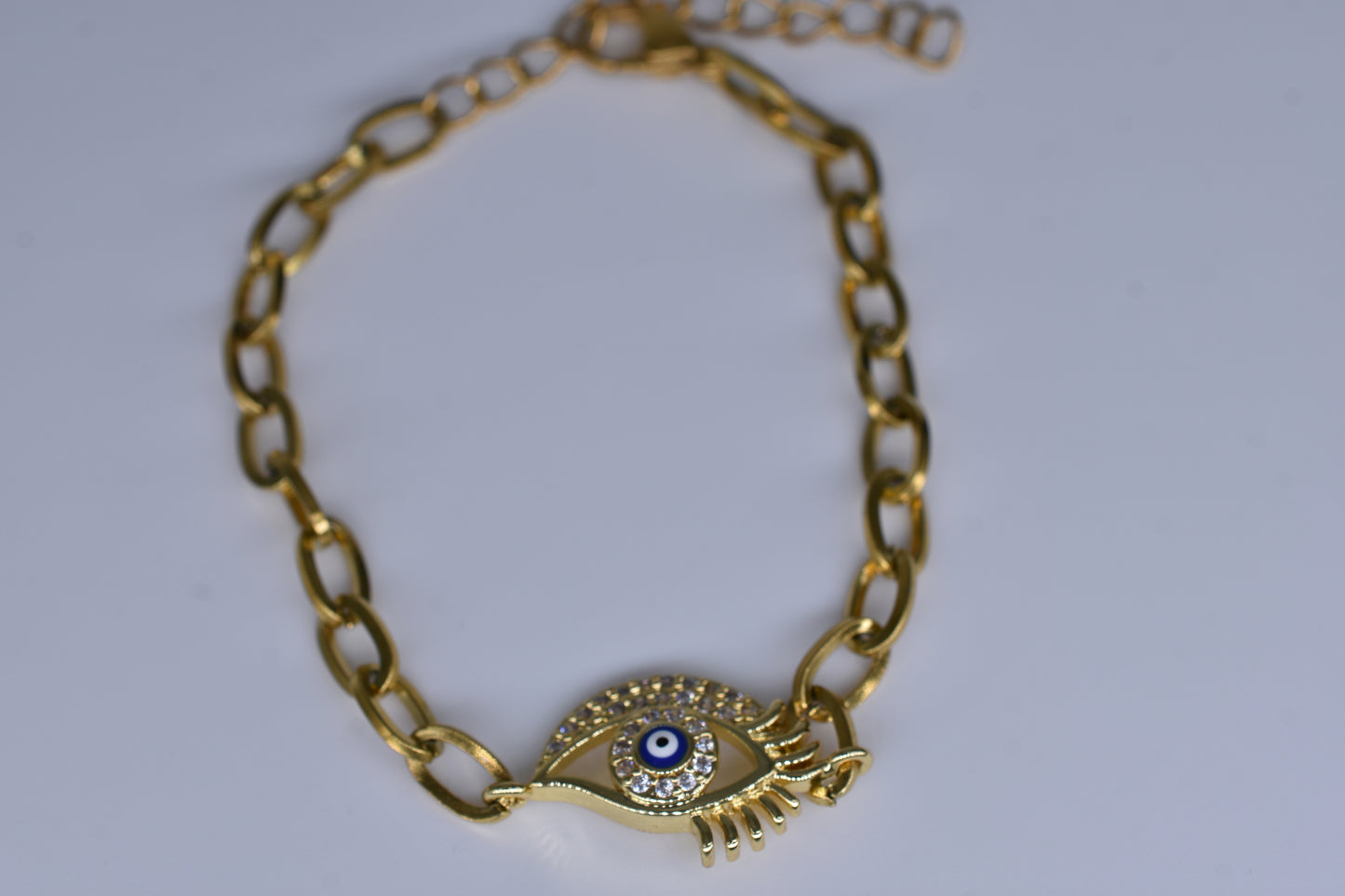 Gold Evil Eye Bracelet