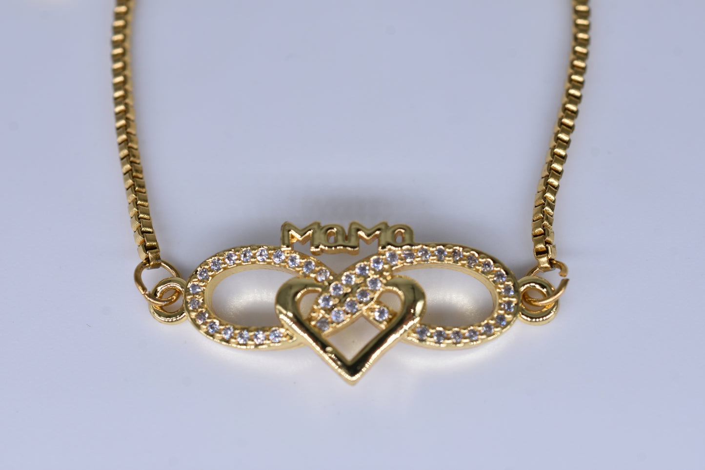 Mama Heart Bracelet Gold