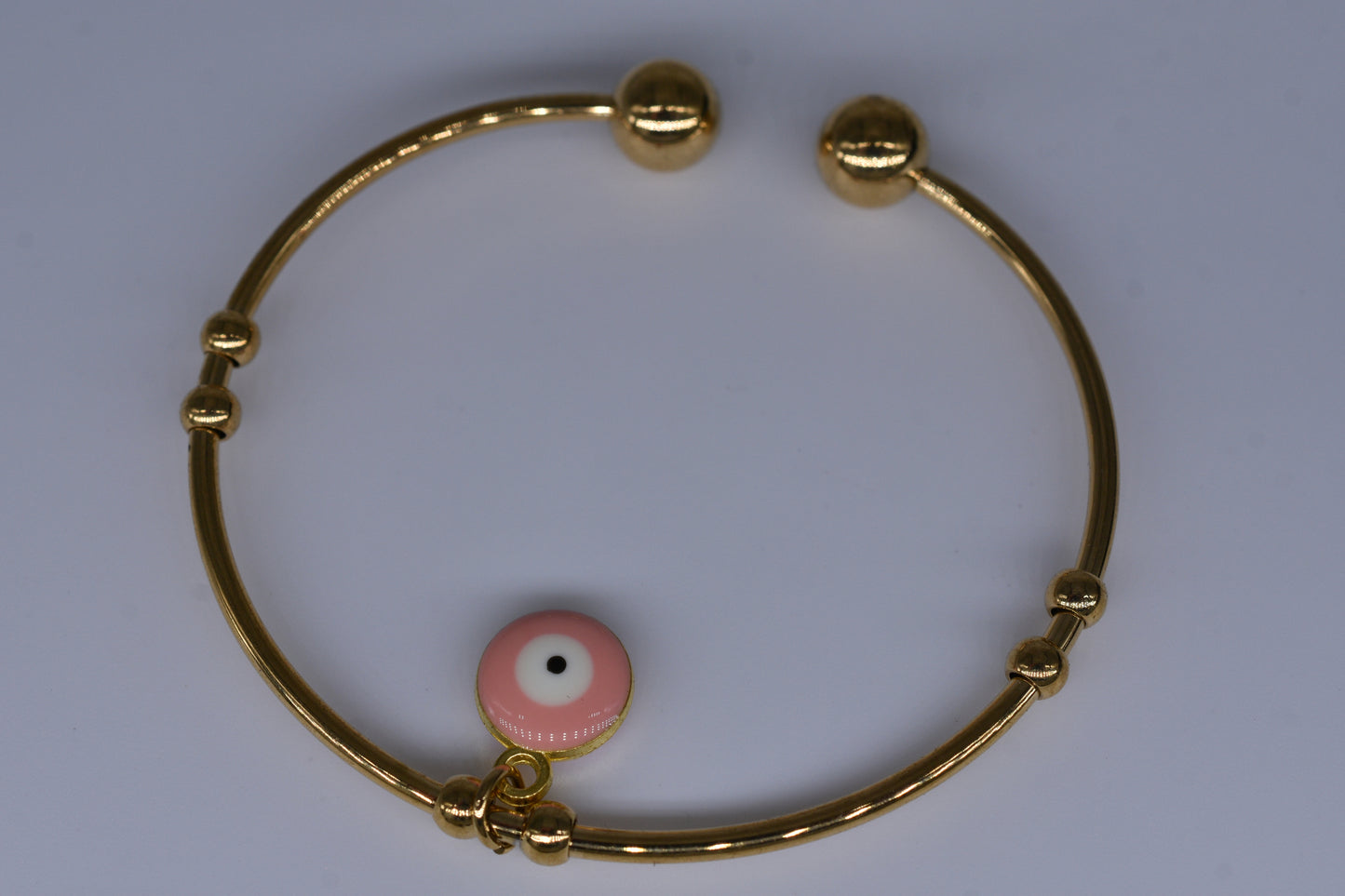 Peach Evil Eye Bracelet