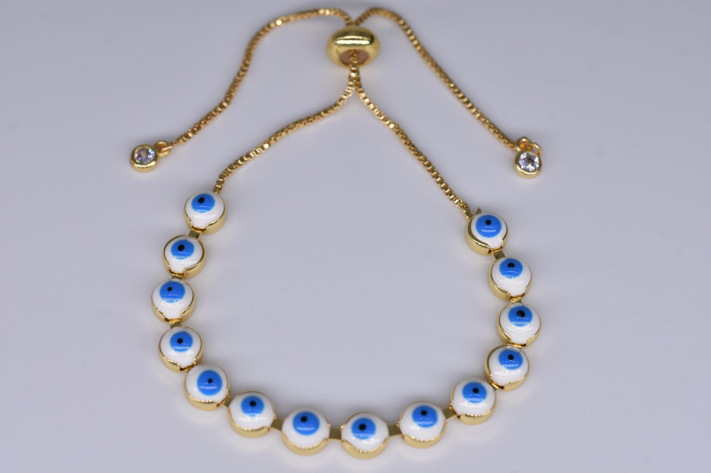 Light Blue Evil Eye Bracelet