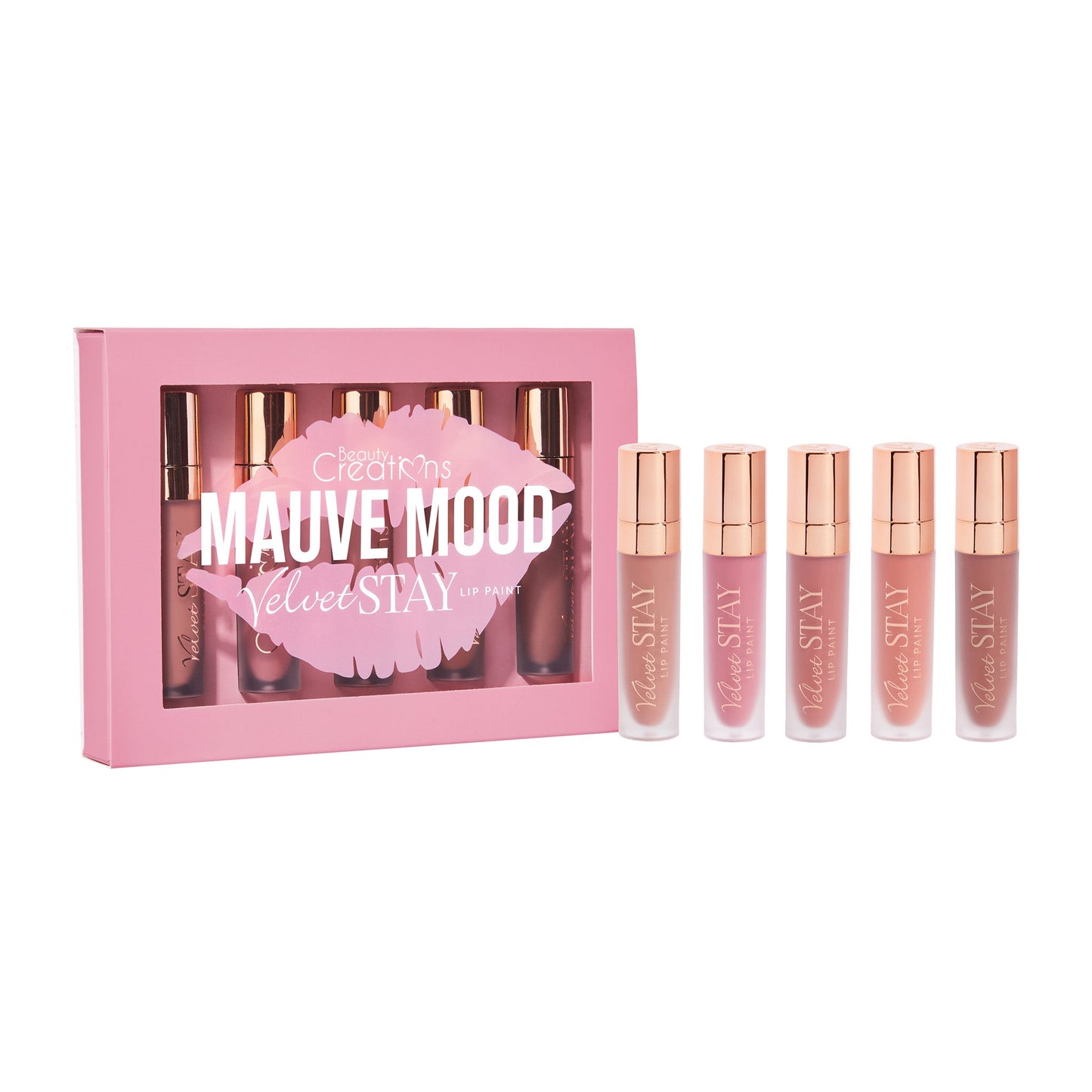 Mauve Mood Velvet Stay Lip Set