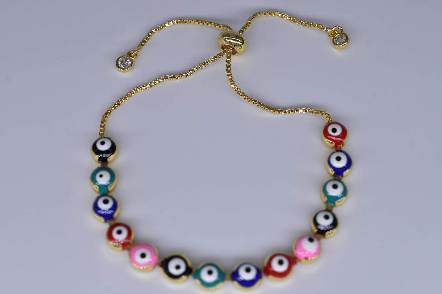 Multi Color Evil Eye Bracelet